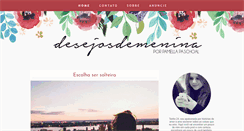 Desktop Screenshot of desejosdemenina.com.br