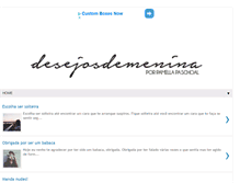 Tablet Screenshot of desejosdemenina.com.br
